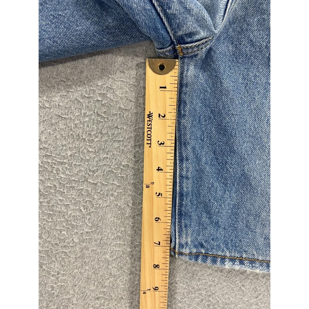 Abercrombie & Fitch Men's Authentic Rigid Denim Size 36 Loose Patched Shorts